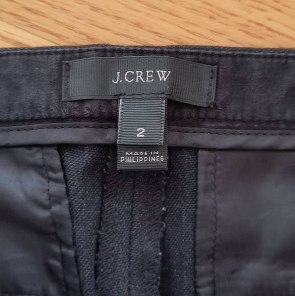 JCrew black pants size women's 2 - Picture 4 of 4